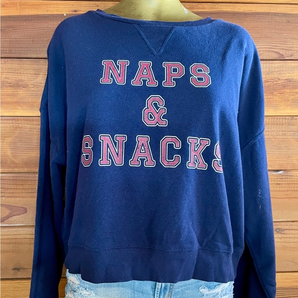 NWT Fifth Sun NAPS & SNACKS Sweatshirt Size XL - Picture 8 of 16